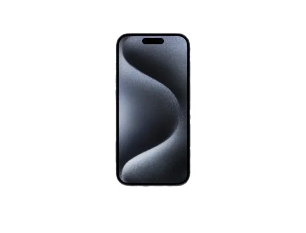 iPhone 15 Pro Blue Titanium front display