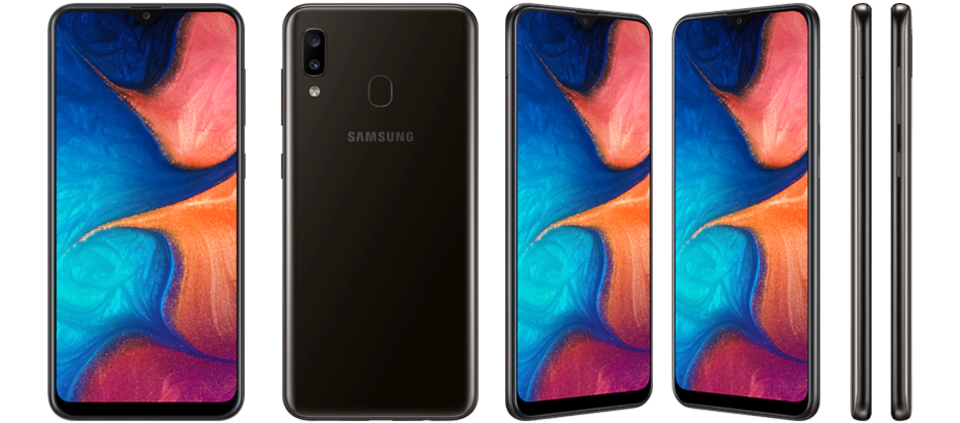 Samsung galaxy a20_colors